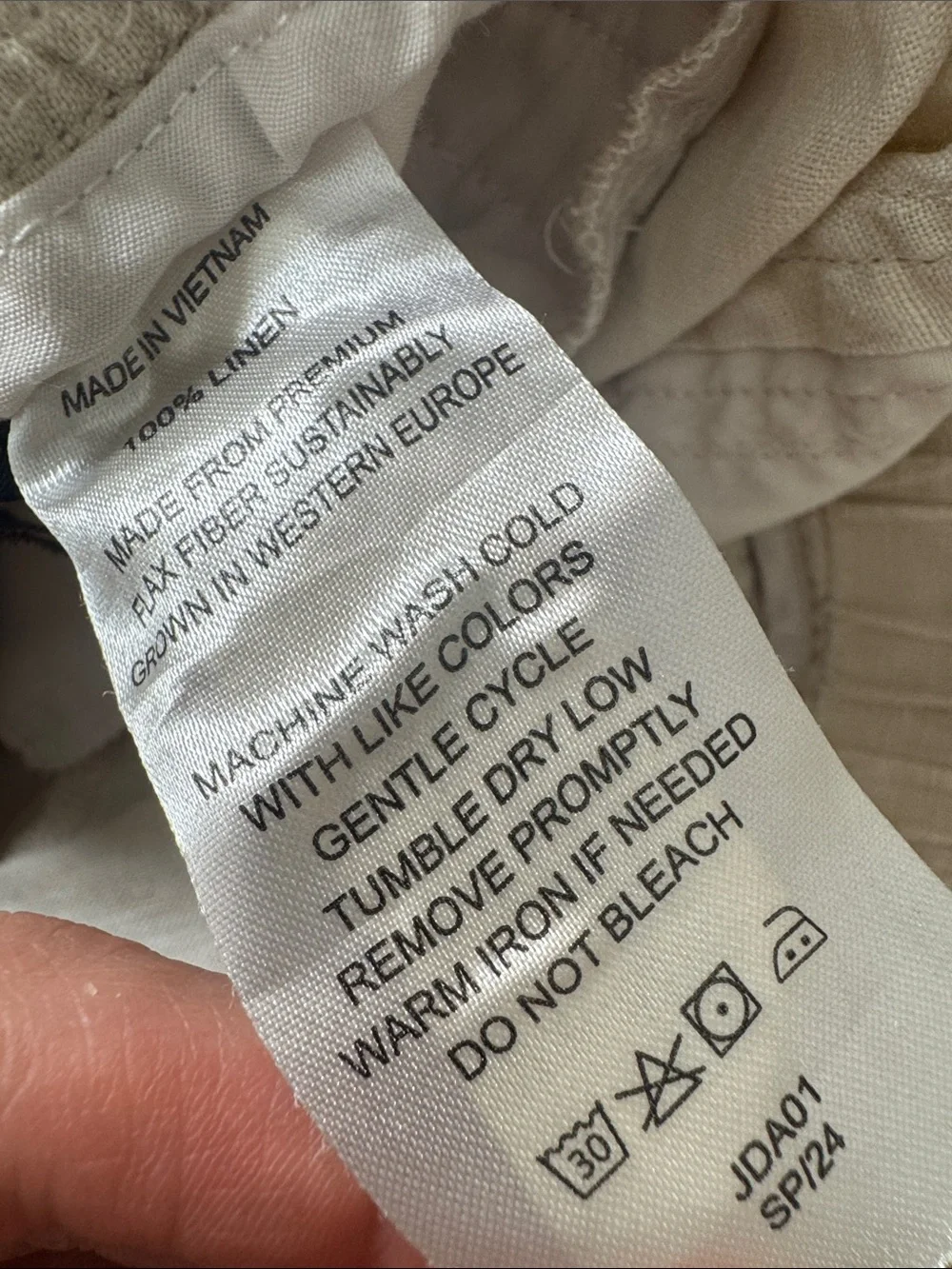 Quince 100% European linen Wide Leg Pants in sand m